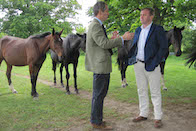 photo of Roly Owers with George Eustice MP